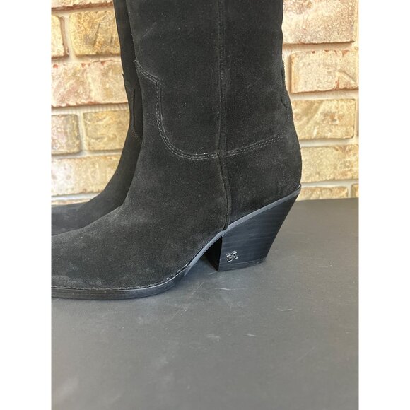 NEW Sam Edelman Julee Over the Knee black suede Boots size 8 - Picture 4 of 13
